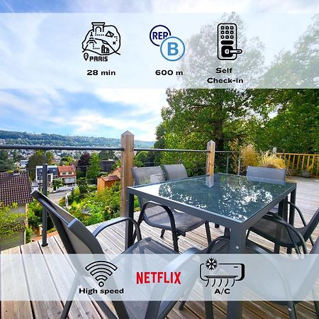 Le Bellevue - Beaux Appartements Avec Vue Splendide Palaiseau Eksteriør billede